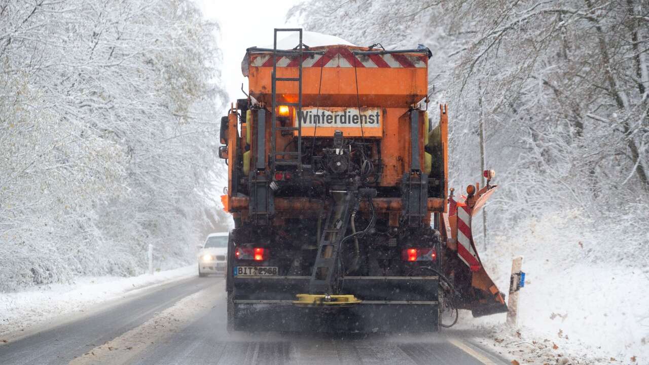 Wetterdienst erwartet vielerorts Schnee